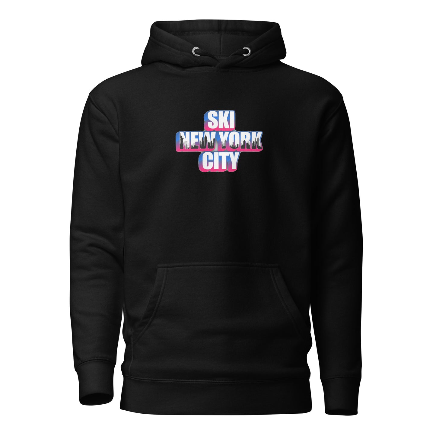 Adult's Ski New York City Cotton Hoodie