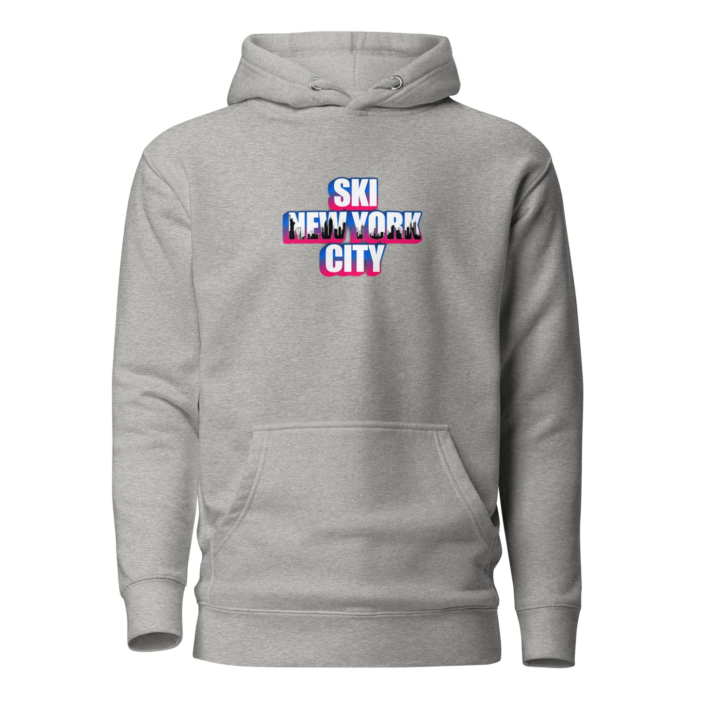 Adult's Ski New York City Cotton Hoodie