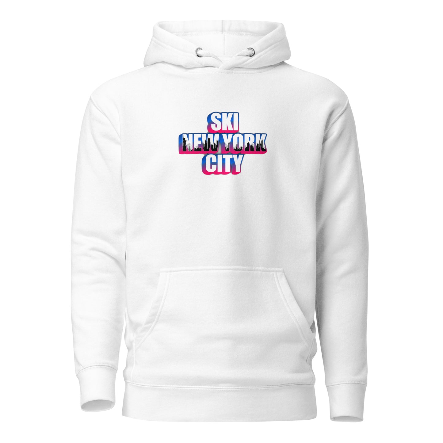 Adult's Ski New York City Cotton Hoodie